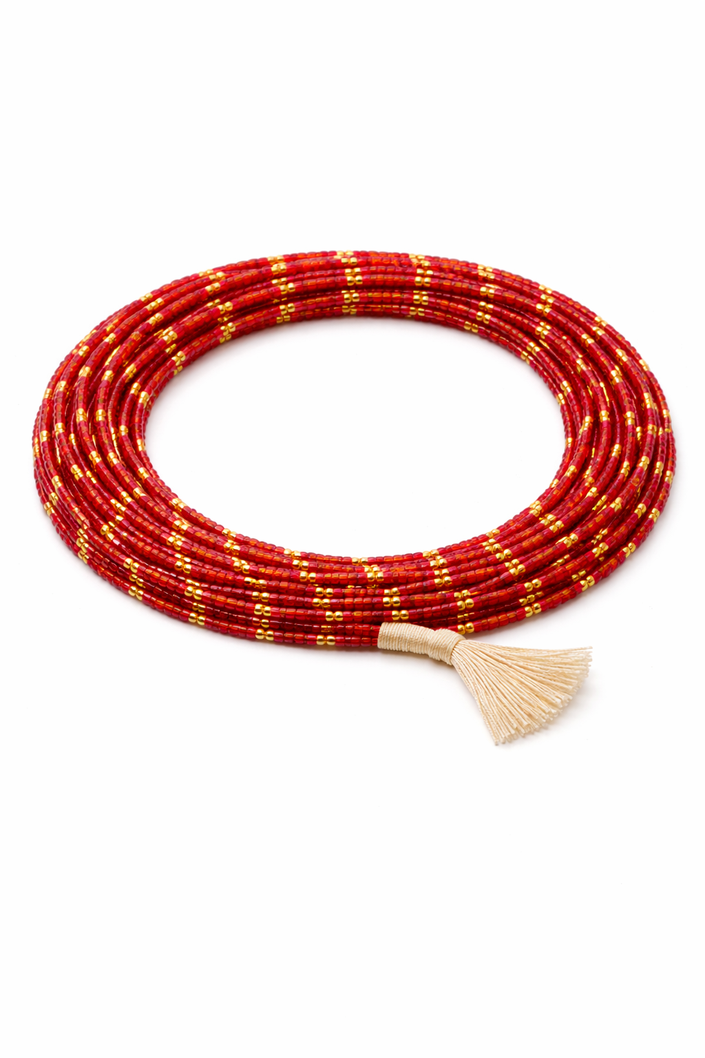 Ghanaian waist beads- Sacred Flame