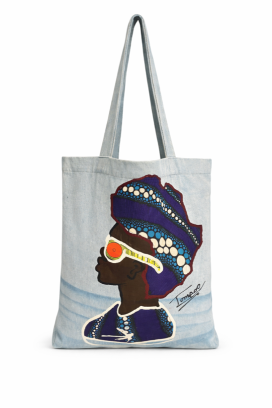 The Tampoo Connection Denim Tote